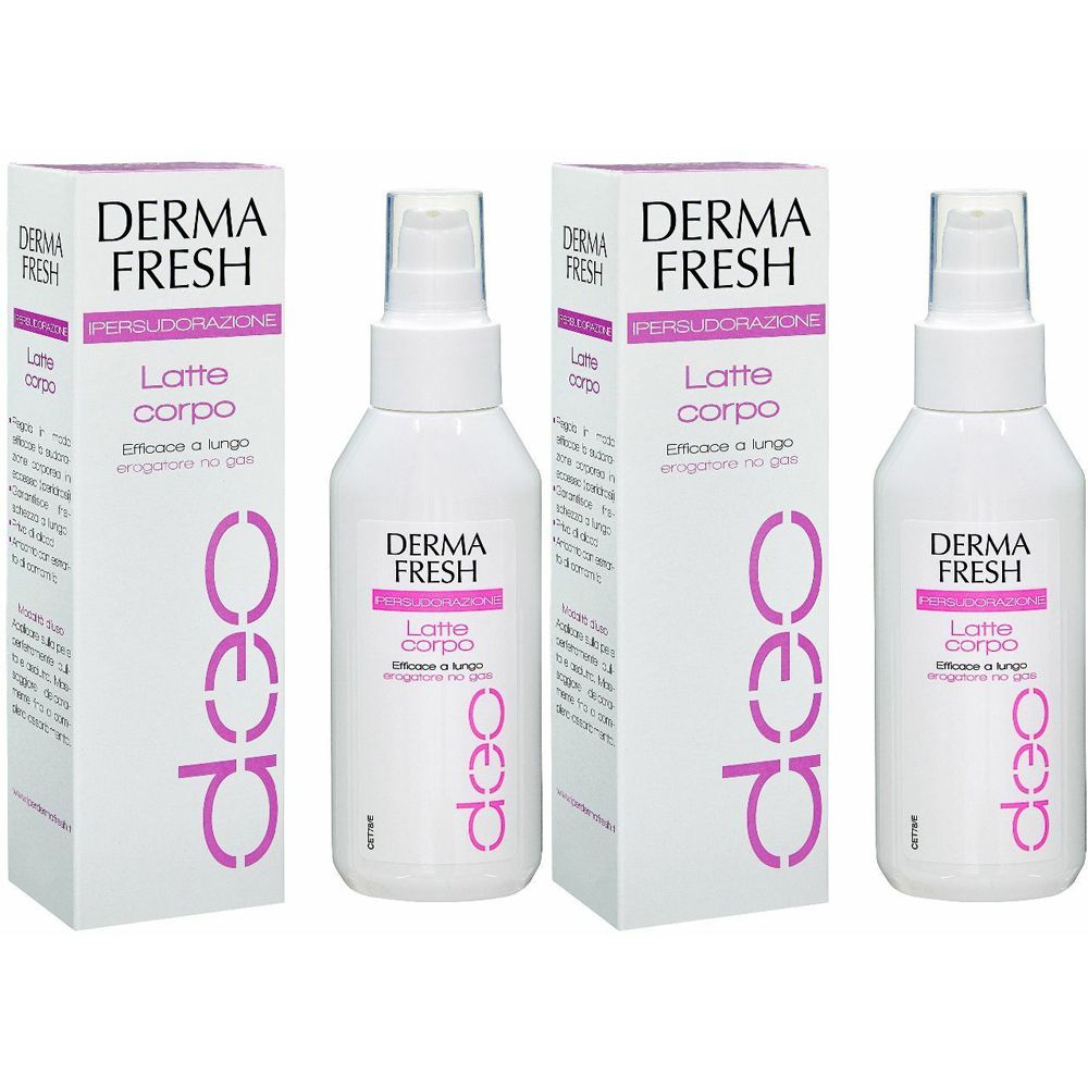 Dermafresh Ipersudorazione Latte Corpo Set da 2