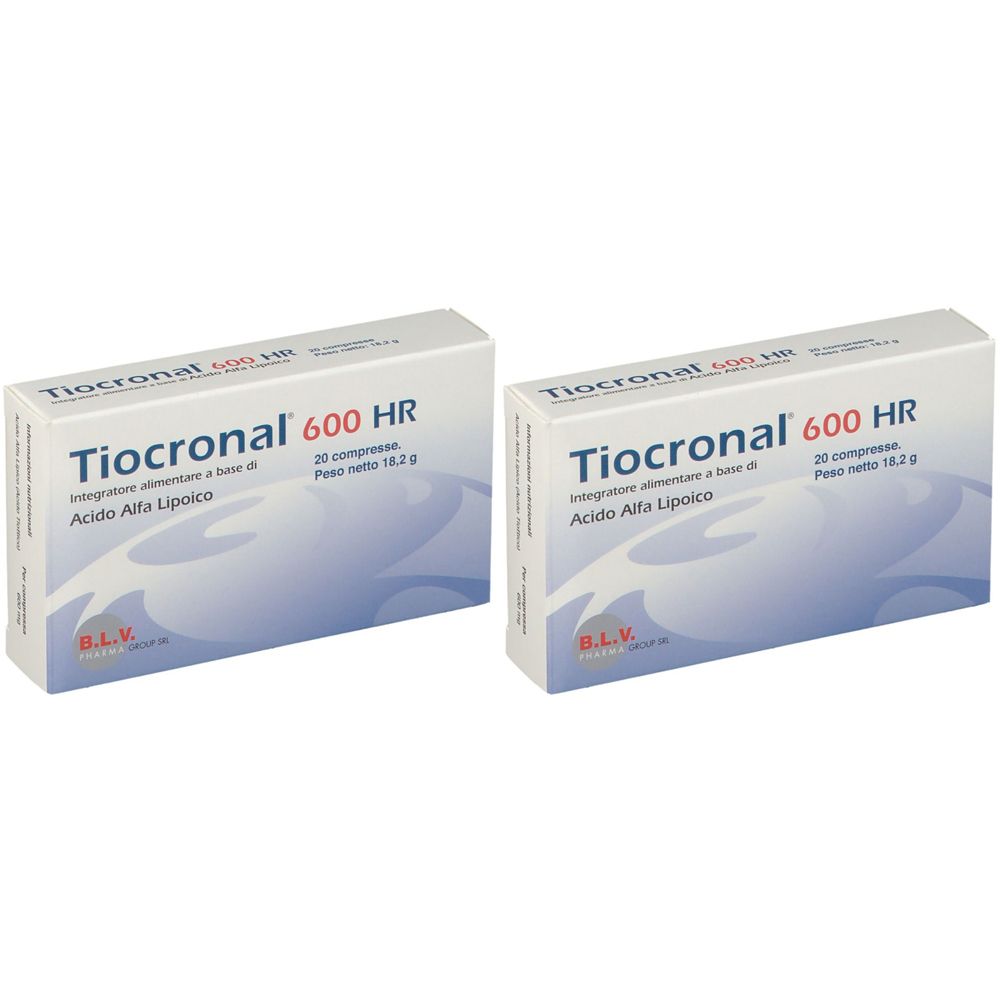 Tiocronal 600 HR Compresse Set da 2