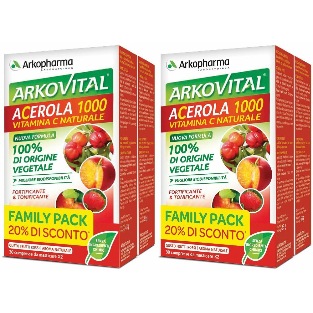Arkovital® Acerola 1000 Set da 2 - risparmia il 10% con il codice: ARKO10