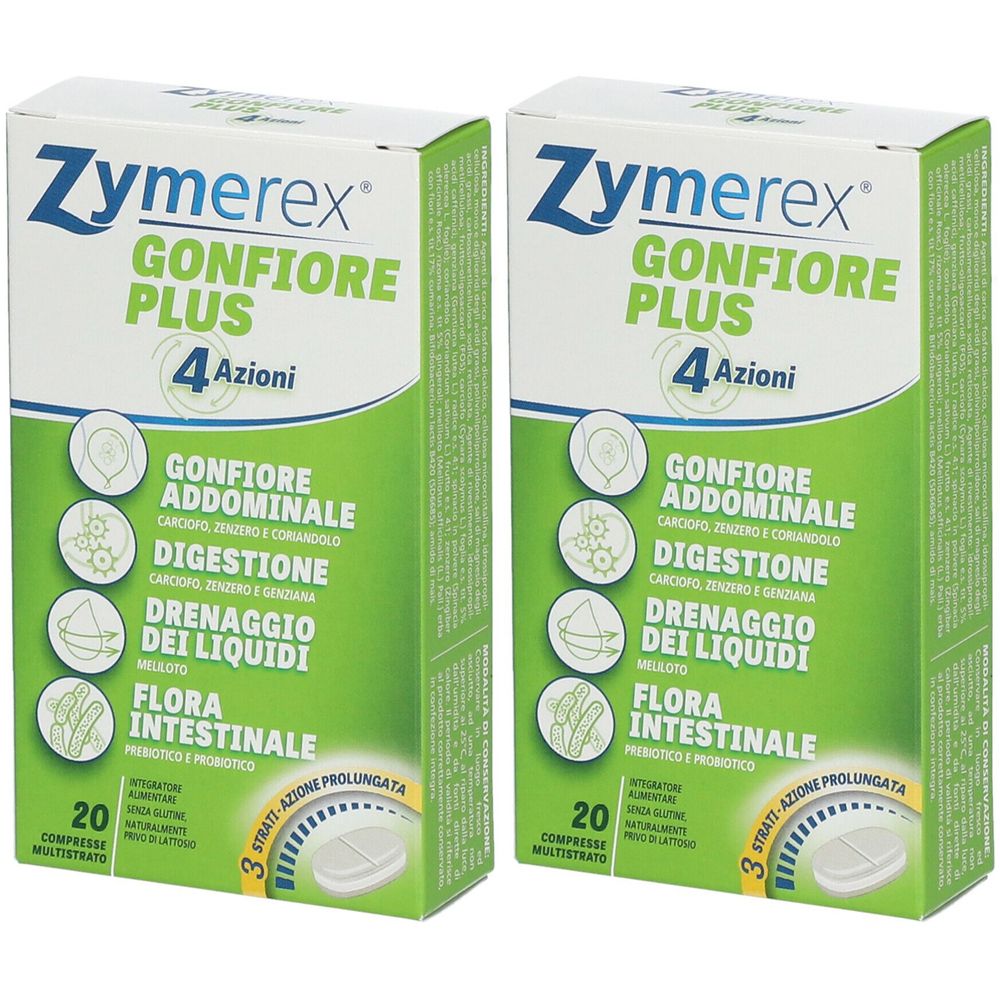 Zymerex® Gonfiore Plus Set da 2