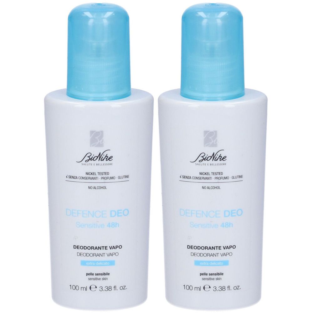 BioNike Defence Deo Sensitive 48h Deodorante Vapo Set da 2