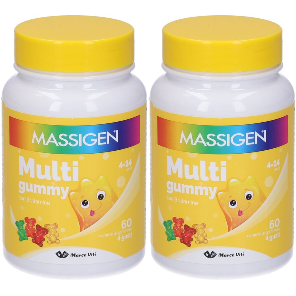MASSIGEN® DAILYVIT® + D+ Multigummy Set da 2