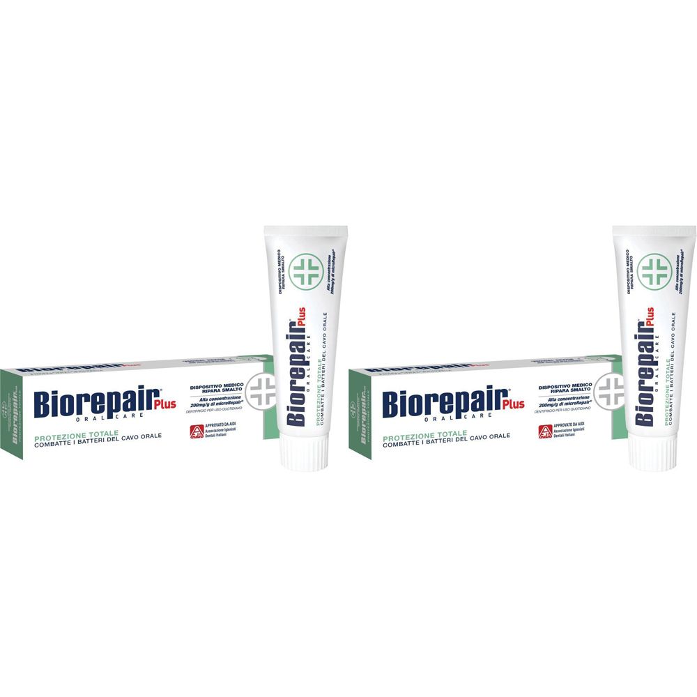 Biorepair® Plus Protezione Totale Dentifricio Set da 2