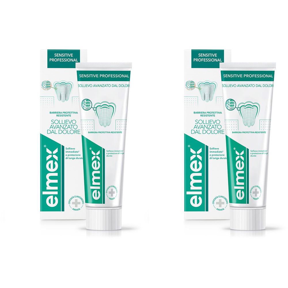 Elmex® Dentifricio Sensitive Professional™ Denti Sensibili Set da 2