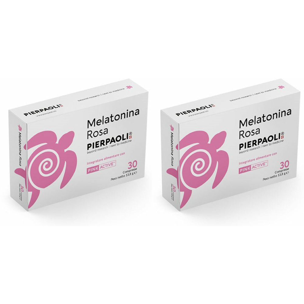 PIERPAOLI® Melatonina Rosa Set da 2