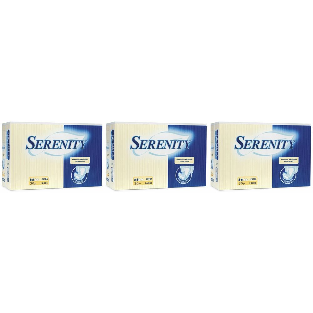 Serenity® Classic Pannoloni Mutandina Extra Large Set da 3 3x30 pz Sli