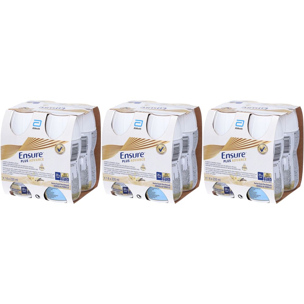 Ensure Plus Advance Vaniglia Set da 3