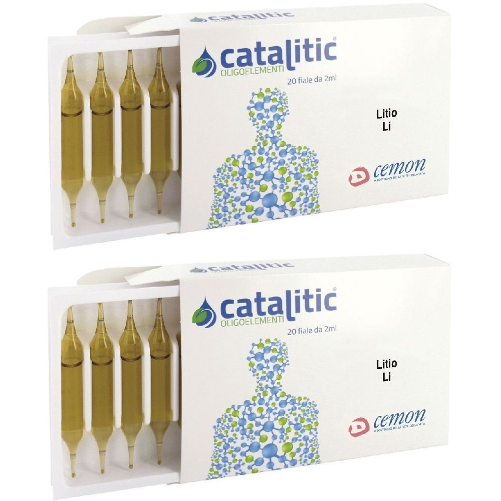 Cemon Catalitic Oligoelementi Litio Set da 2