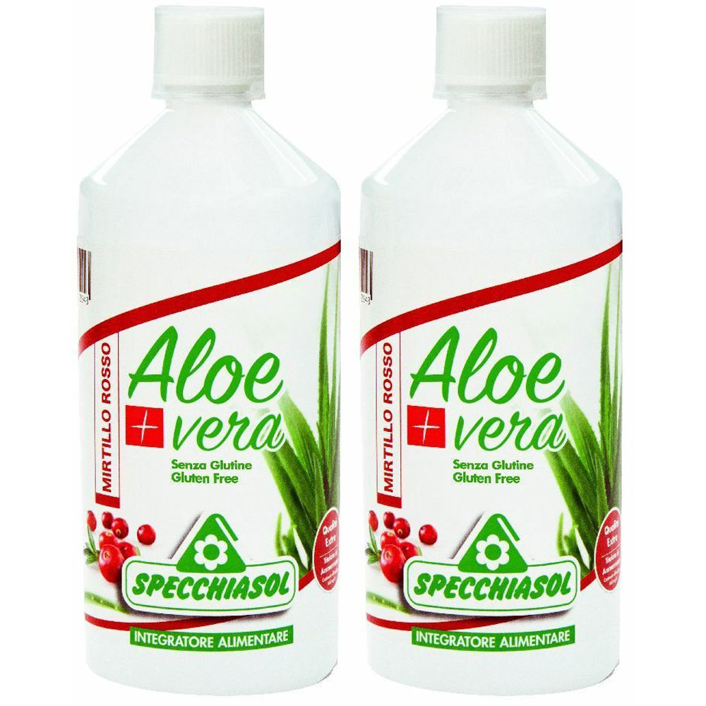 SPECCHIASOL Aloe Vera + Mirtillo Rosso Set da 2