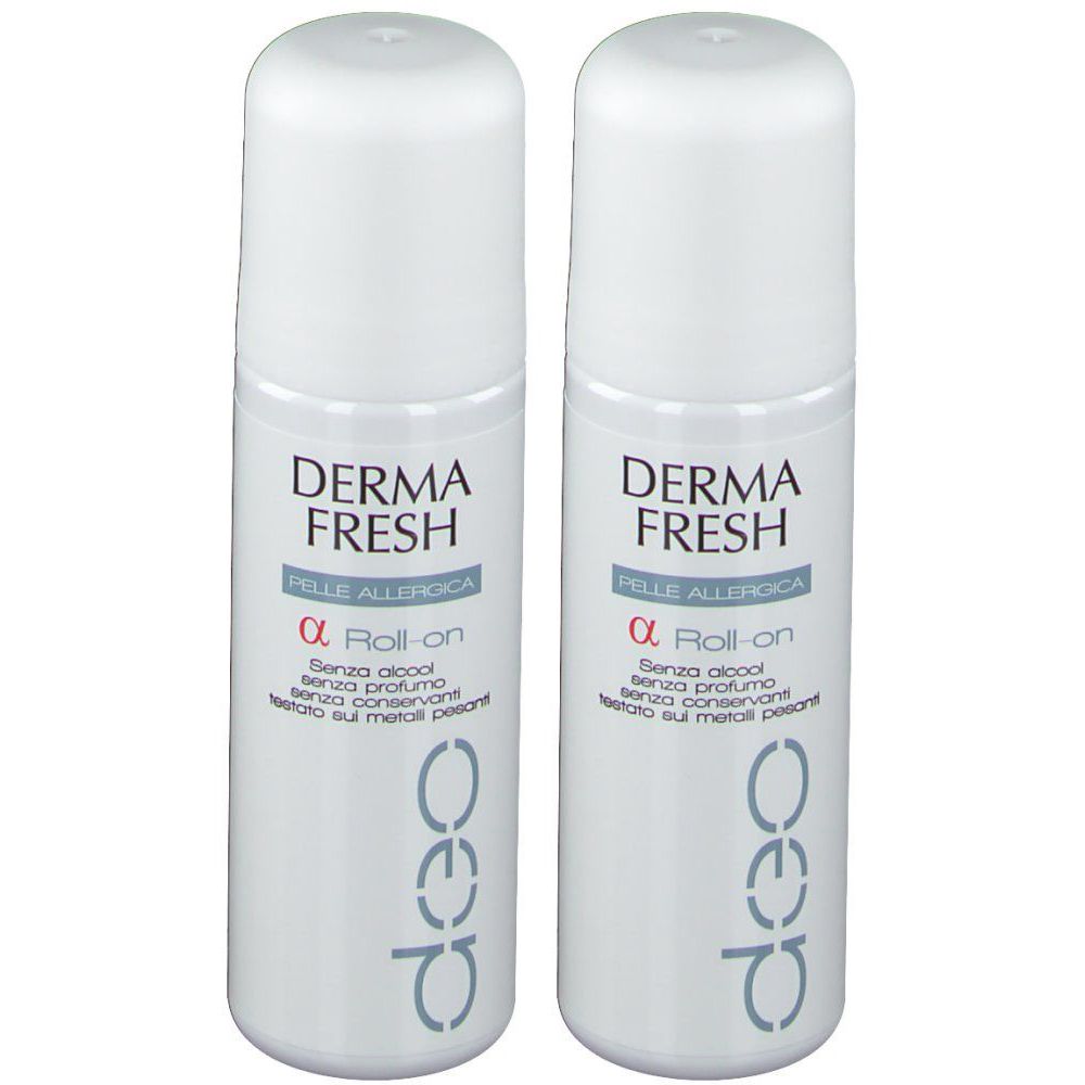 DERMA FRESH Roll-On Pelle Allergica Set da 2