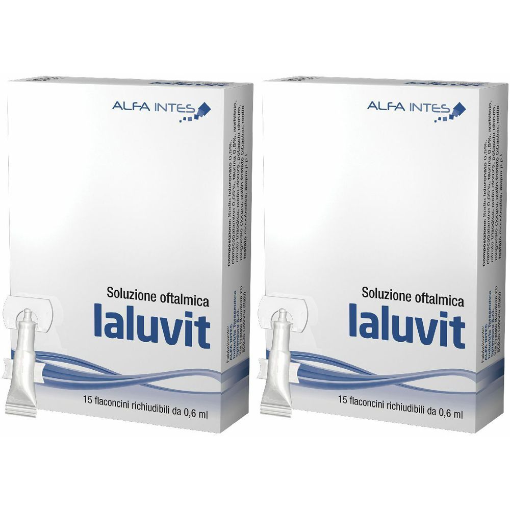 Ialuvit Soluzione oftalmica Set da 2