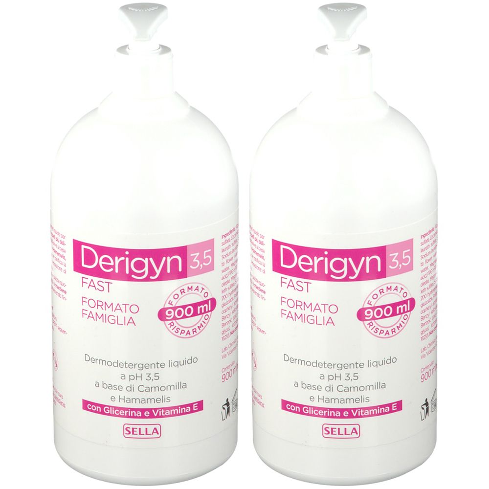 SELLA Derigyn pH 3,5 Fast Formato Famiglia Set da 2