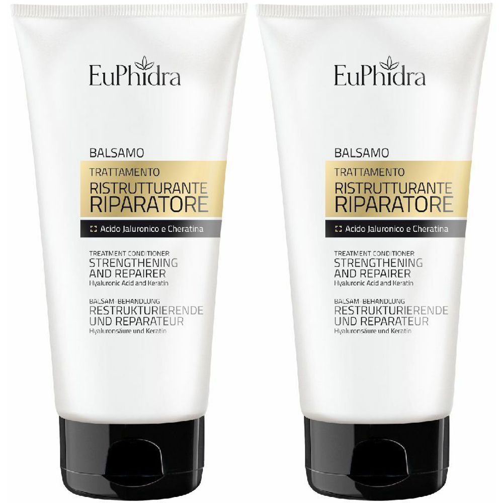 EuPhidra Balsamo Trattamento Ristrutturante Riparatore Set da 2