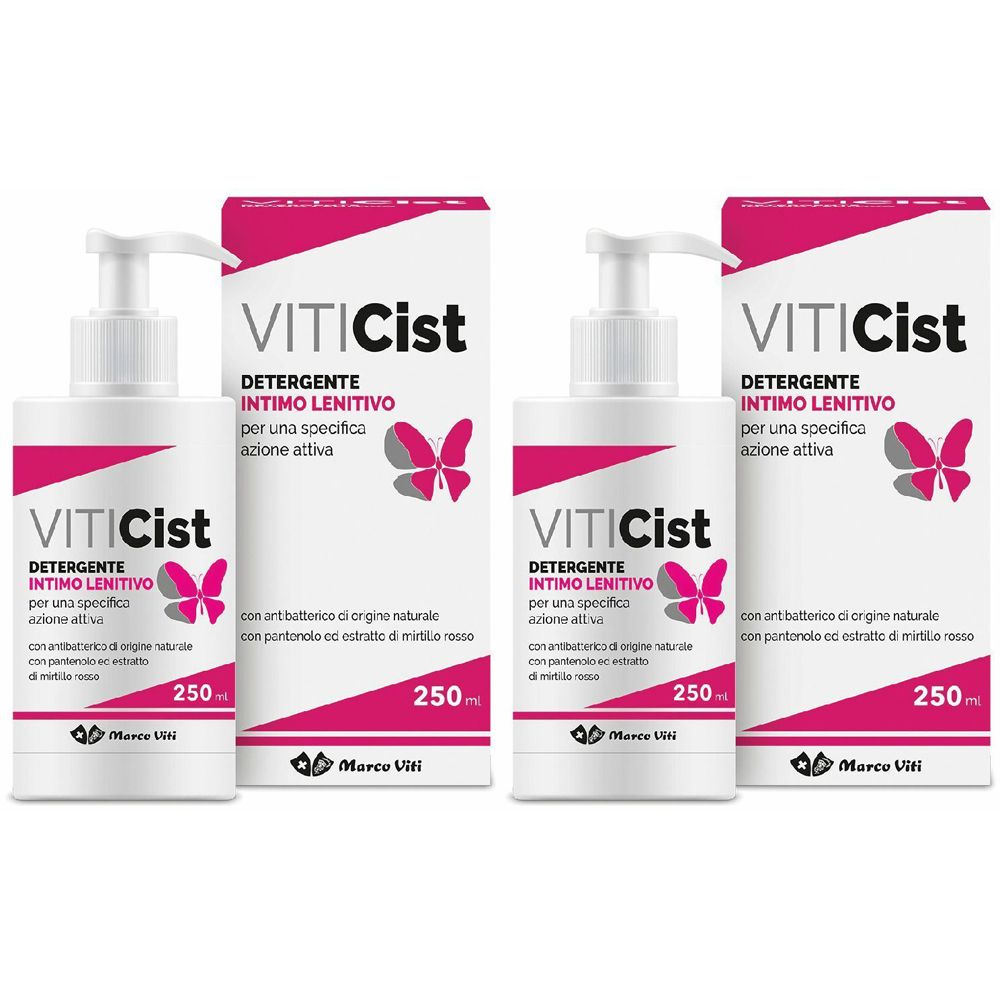 VitiCist Detergente Intimo Lenitivo Set da 2