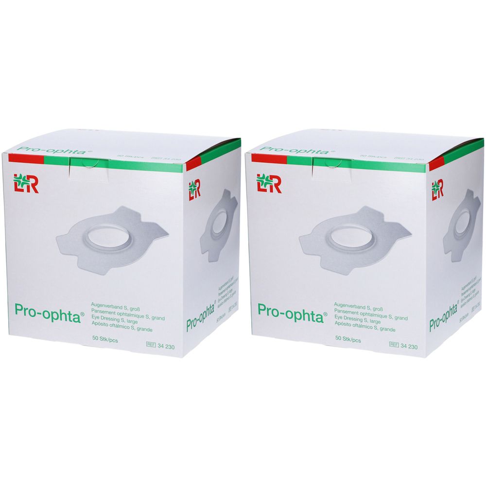 Cerotto Con Dischetto Trasparente Pro-Ophta S Grande Elasticizzato Set da 2