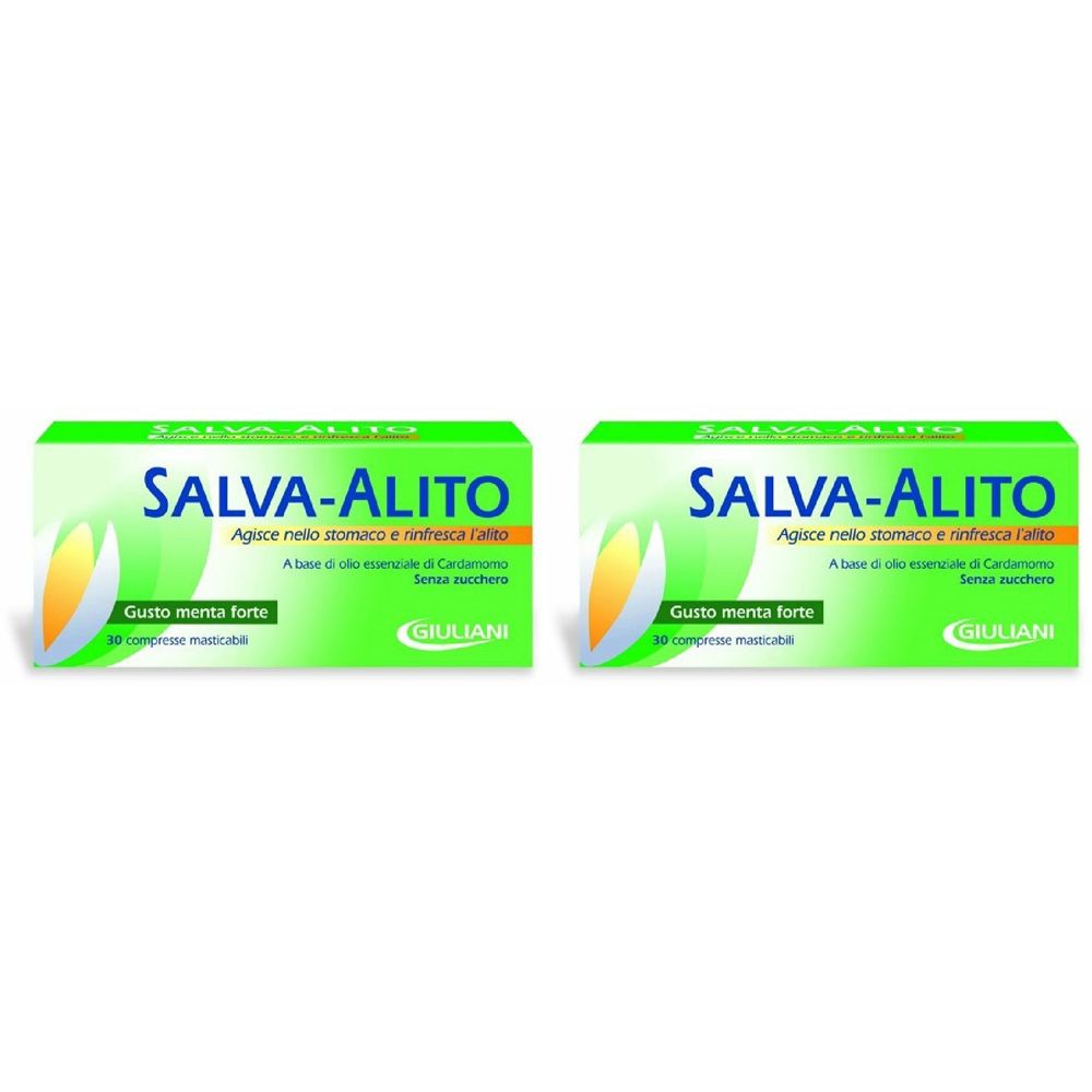 Salva-Alito Gusto Menta Forte Compresse Set da 2