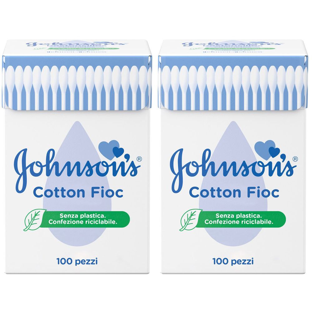 Johnson's® Baby Cotton Fioc Set da 2