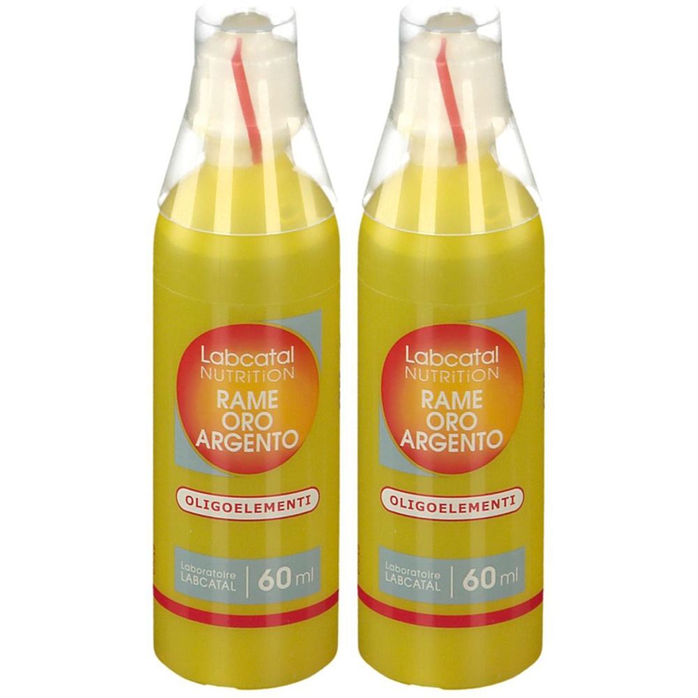 Labcatal Oligosol Rame Oro Argento Set da 2