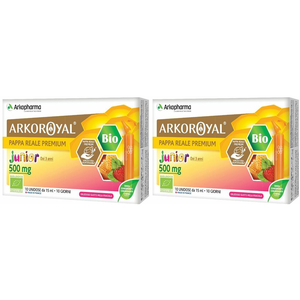 Arkopharma ARKOROYAL® Pappa Reale Bio Junior Set da 2 - risparmia il 10% con il codice: ARKO10
