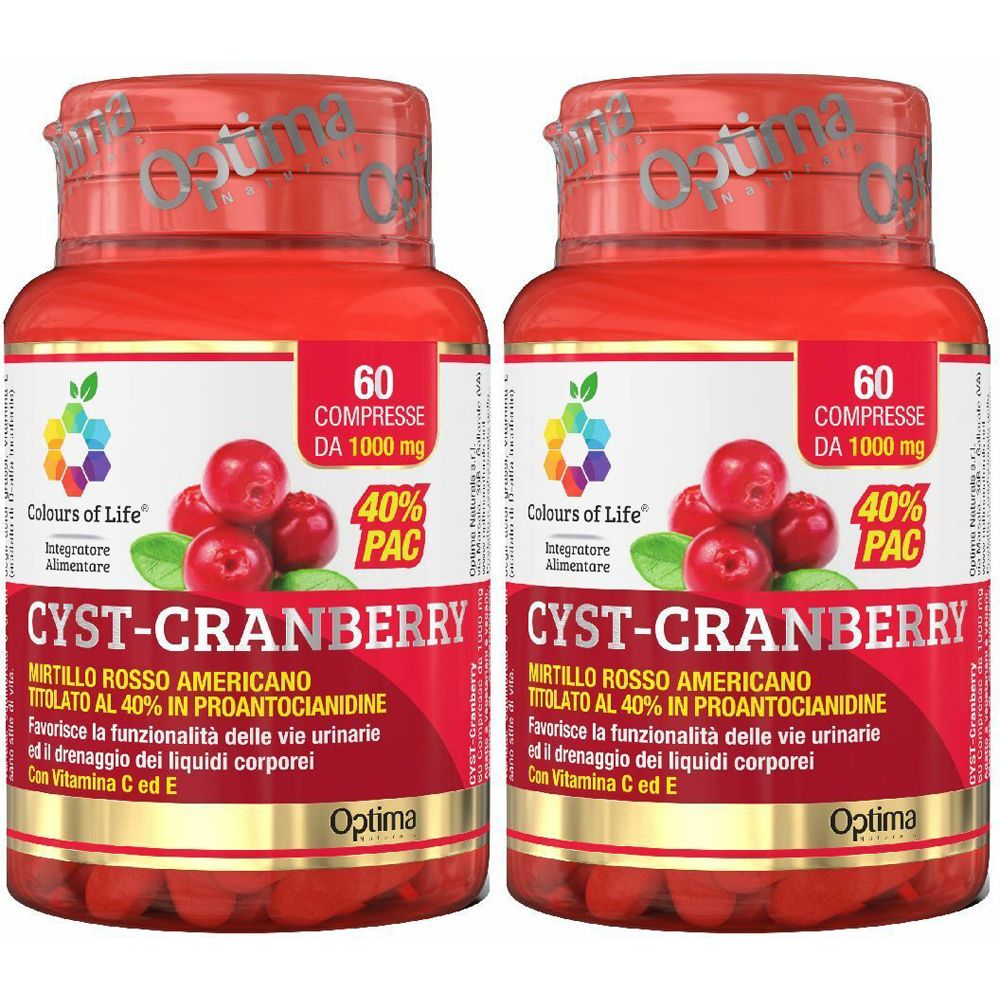 Optima CYST-CRANBERRY Set da 2