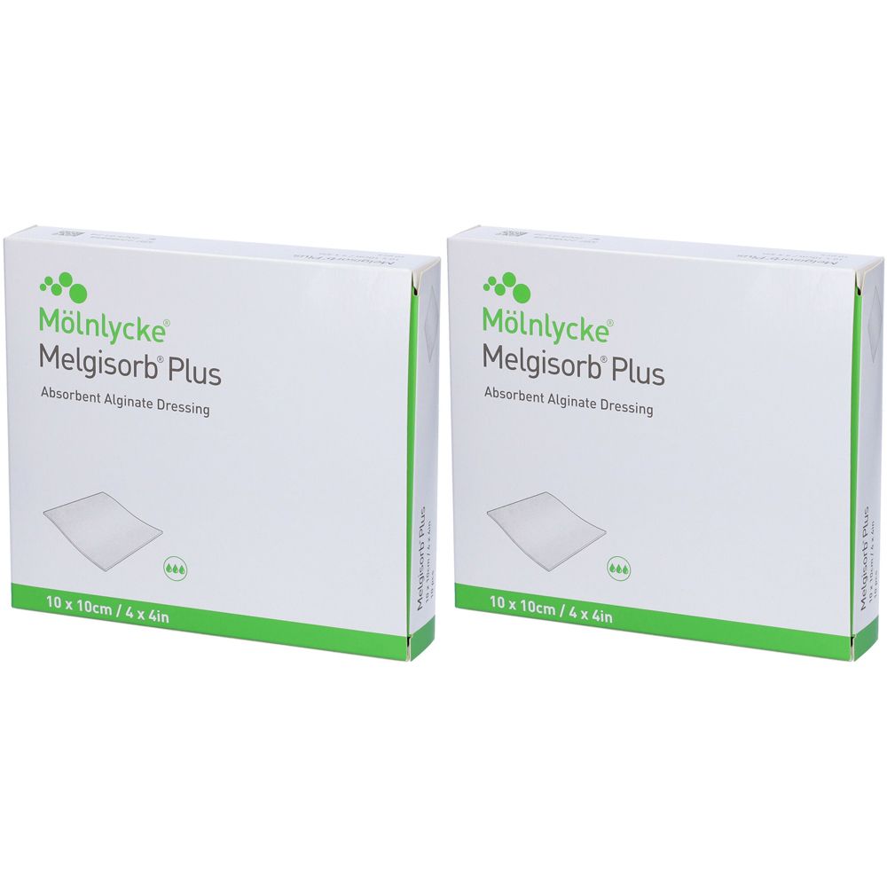 Melgisorb® Plus 10 x 10cm Set da 2