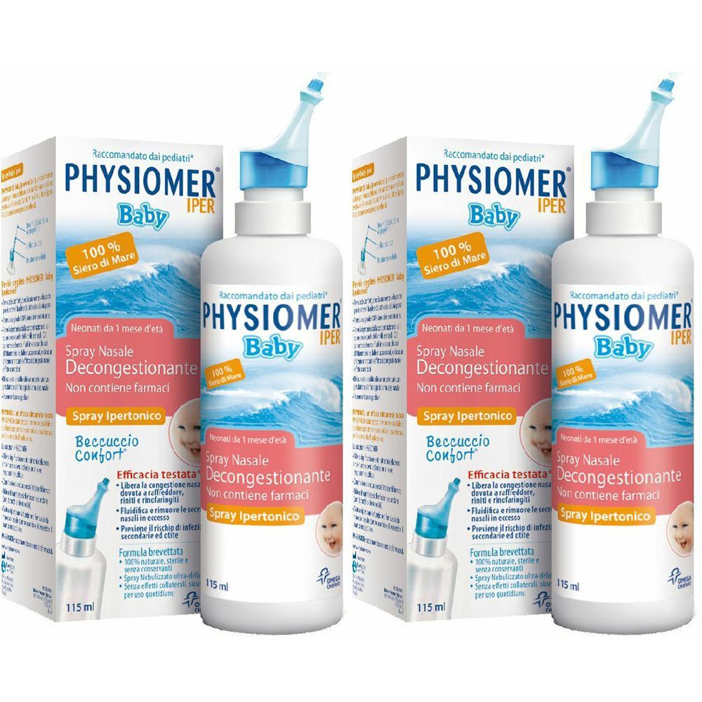 Physiomer® Iper Baby Spray Nasale Set da 2