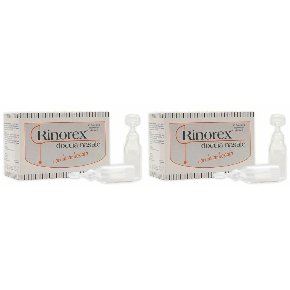 Rinorex® Doccia Nasale Bicarbonato Set da 2