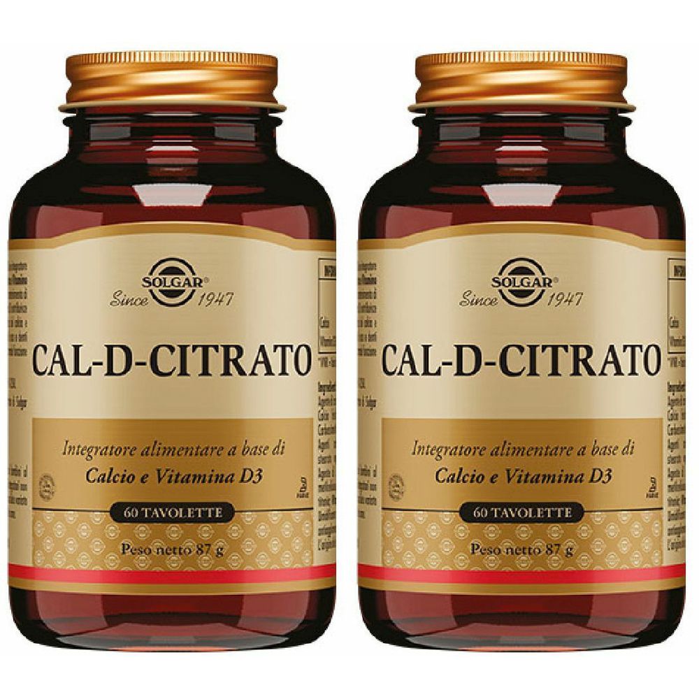 SOLGAR® CAL-D Citrato Set da 2
