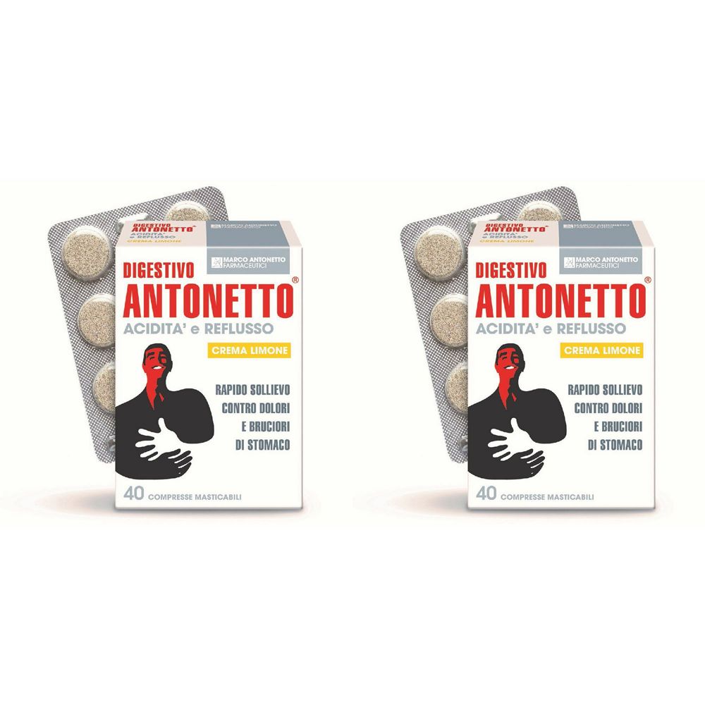 Digestivo Antonetto® Compresse Crema Limone Set da 2