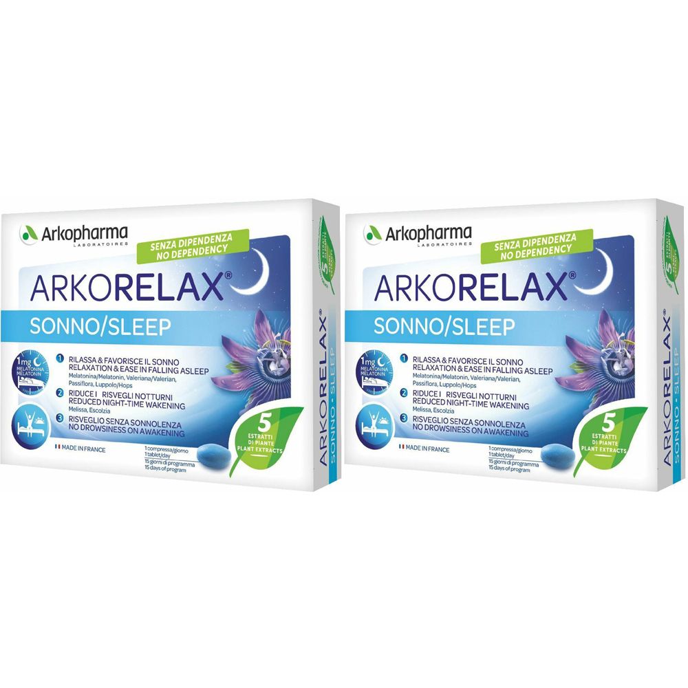 ARKORELAX® SONNO Set da 2 - risparmia il 10% con il codice: ARKO10