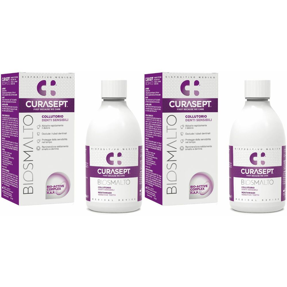 CURASEPT® Collutorio Denti sensibili Set da 2