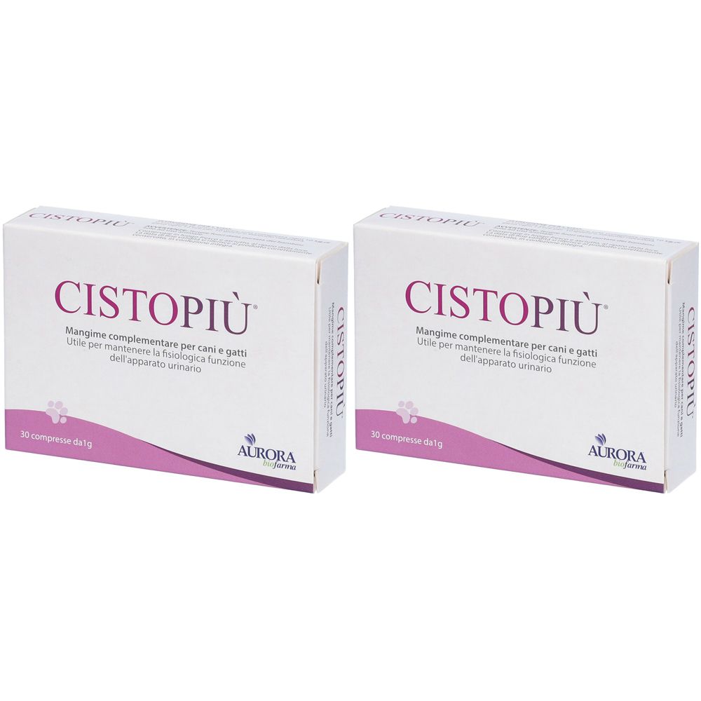 Aurora BioPharma Cistopiu' Compresse Cani e Gatti Set da 2