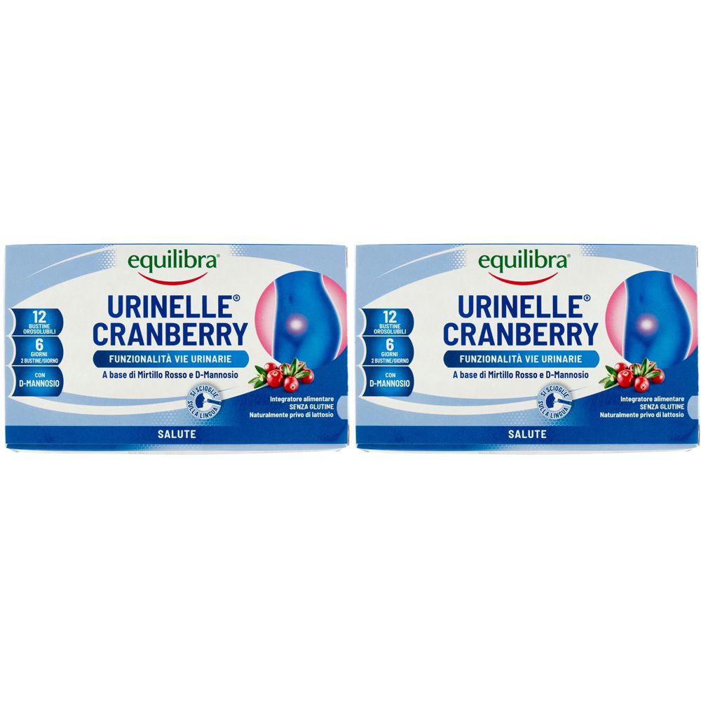 Equilibra® Urinelle® Cranberry set da 2