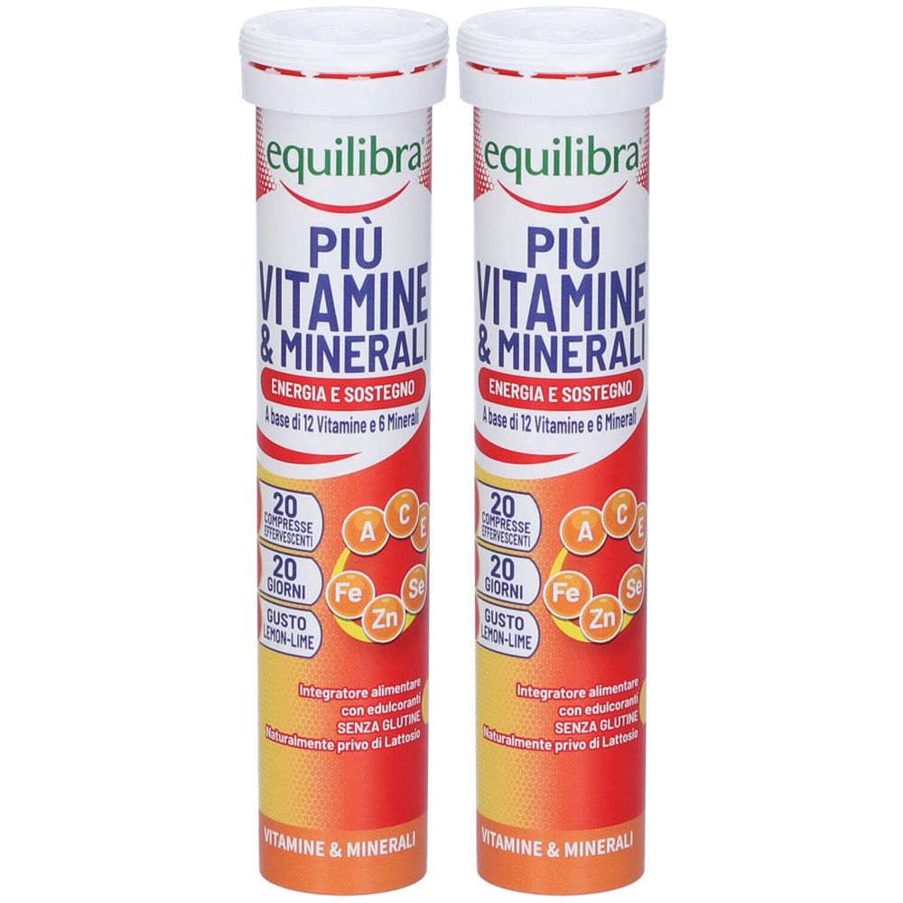 Equilibra® Più Vitamine e Minerali Set da 2