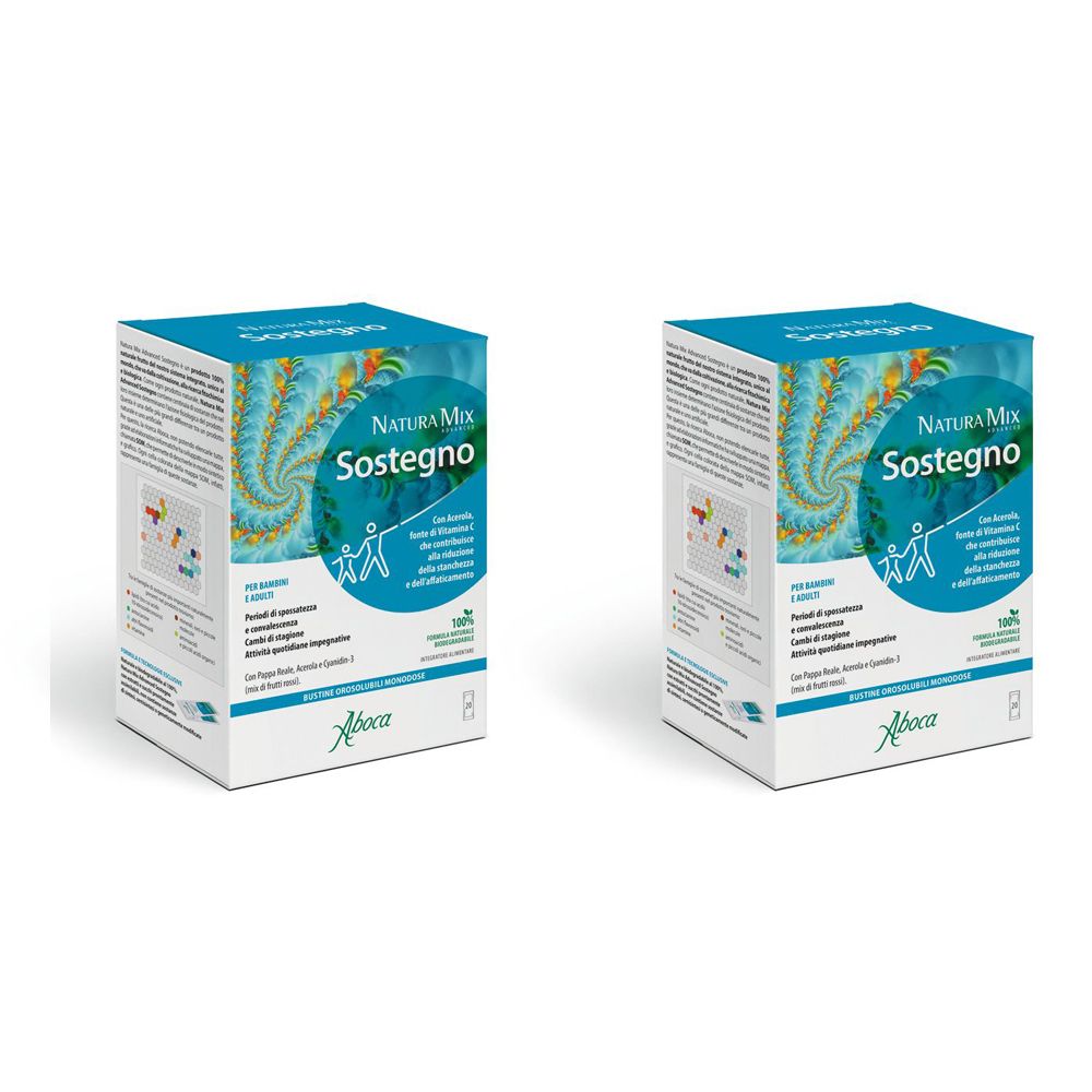 Aboca® Natura Mix Advanced Sostegno Bustine Orosolubili Set da 2