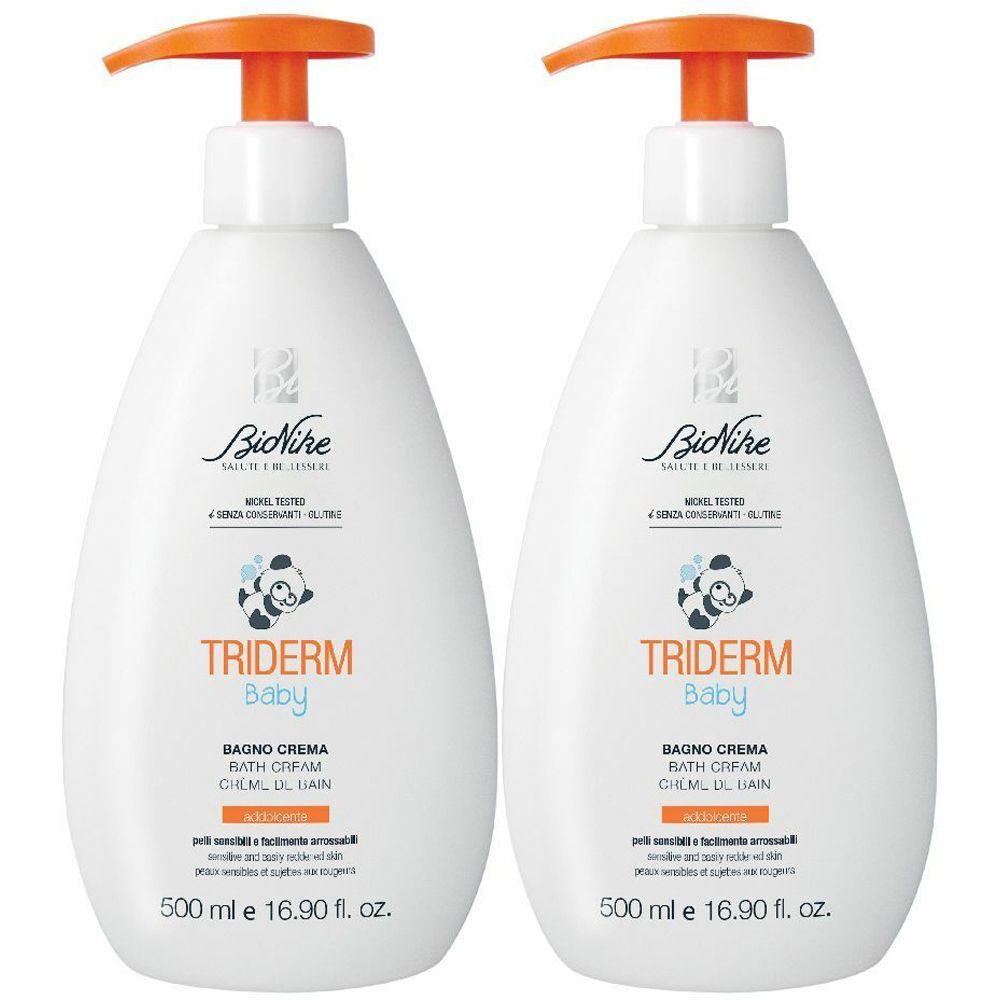 BioNike Triderm Baby Bagno Crema Set da 2