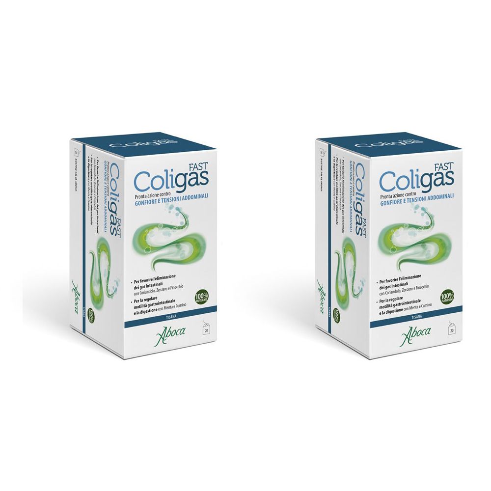 Aboca Coligas Fast Tisana Set da 2