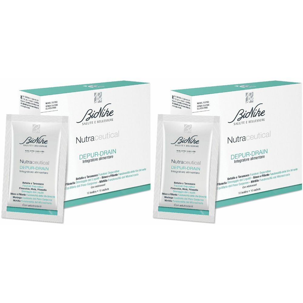 BioNike Nutraceutical DEPUR DRAIN Set da 2