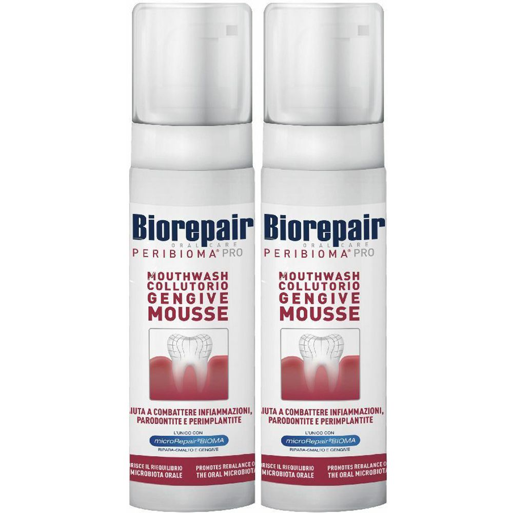 Biorepair® Biorepair Collutorio Gengive Mousse Set da 2