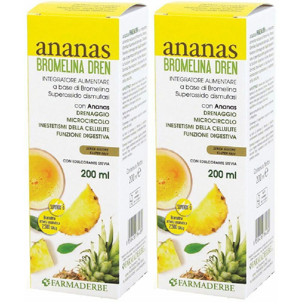 Ananas Bromelina Dren Set da 2