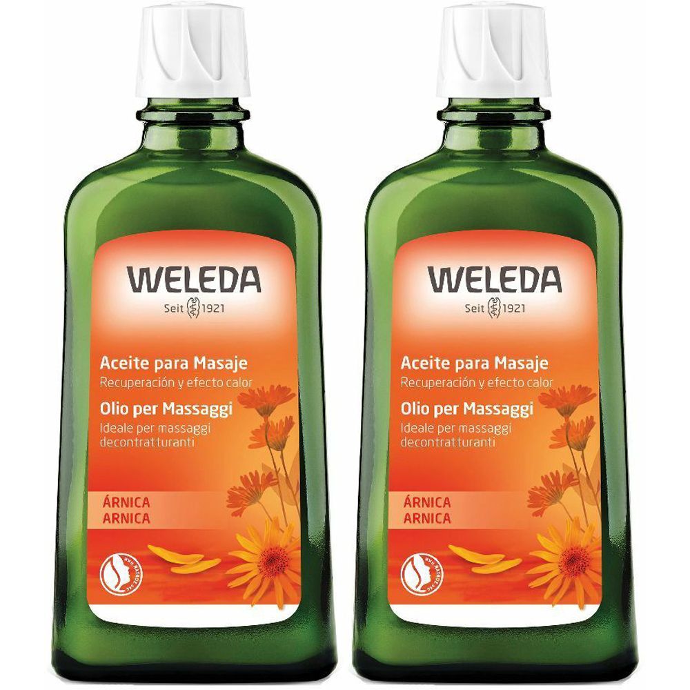 WELEDA Olio per Massaggi Arnica Set da 2