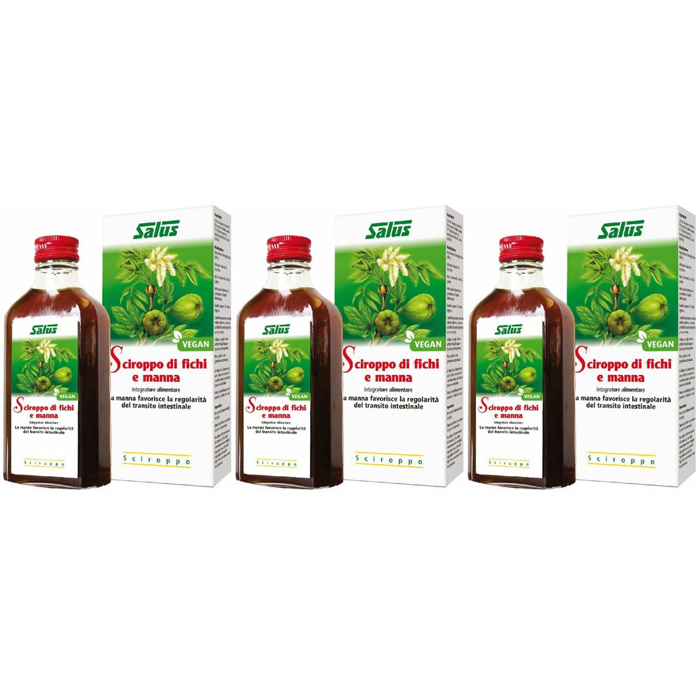 Salus Sciroppo Fichi e Manna Set da 3