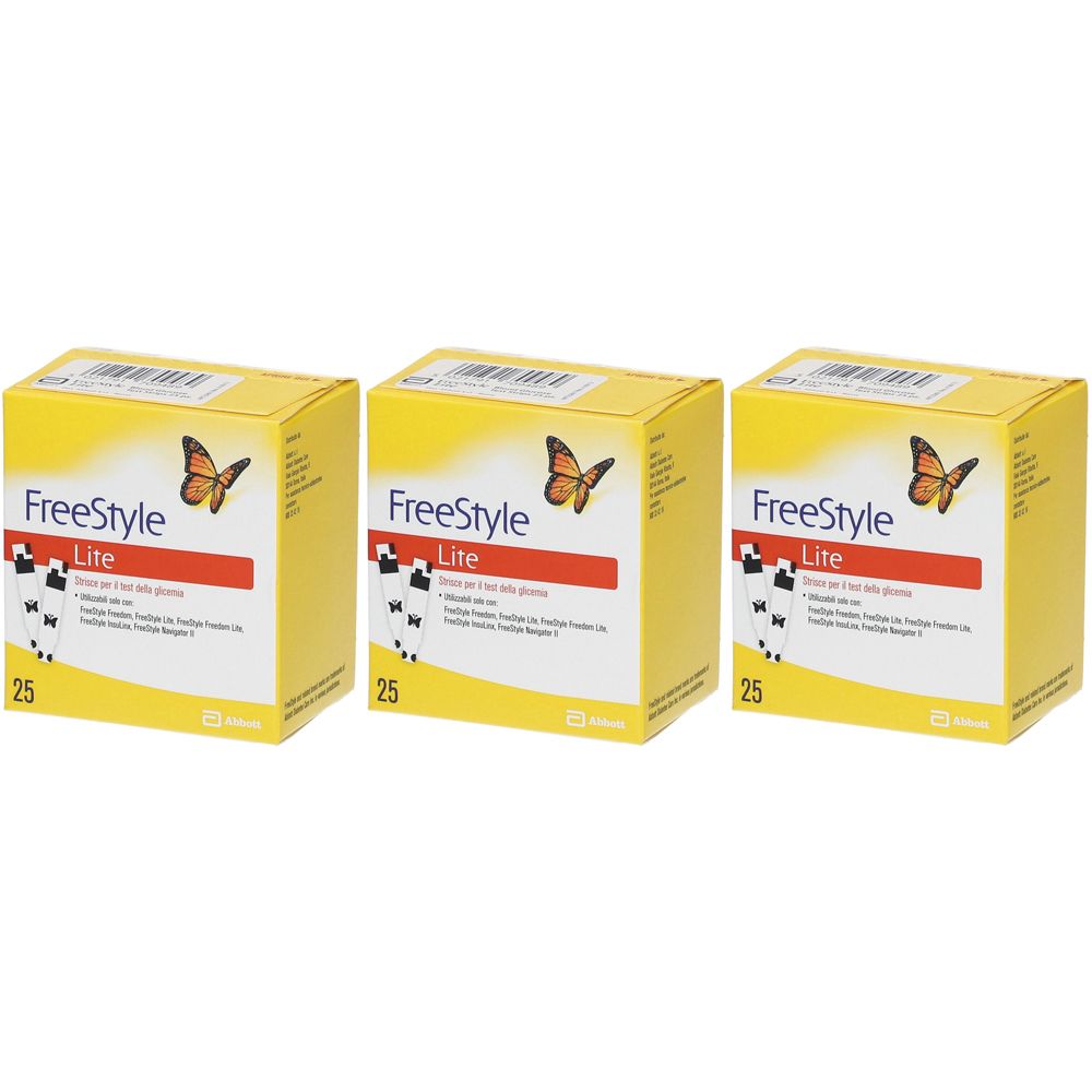 Freestyle® Lite Set da 3 3x25 pz Strisce reattive
