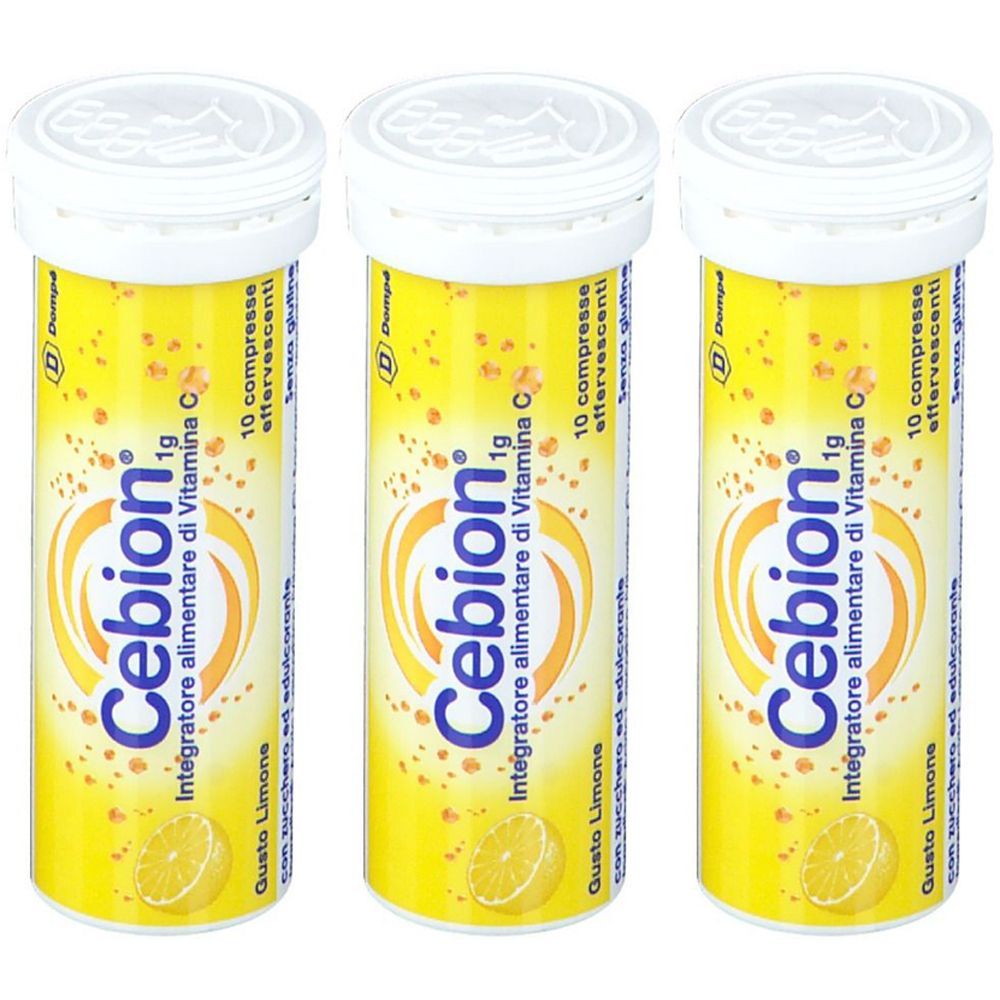 Bracco Cebion® Compresse Effervescenti Gusto Limone Set da 3