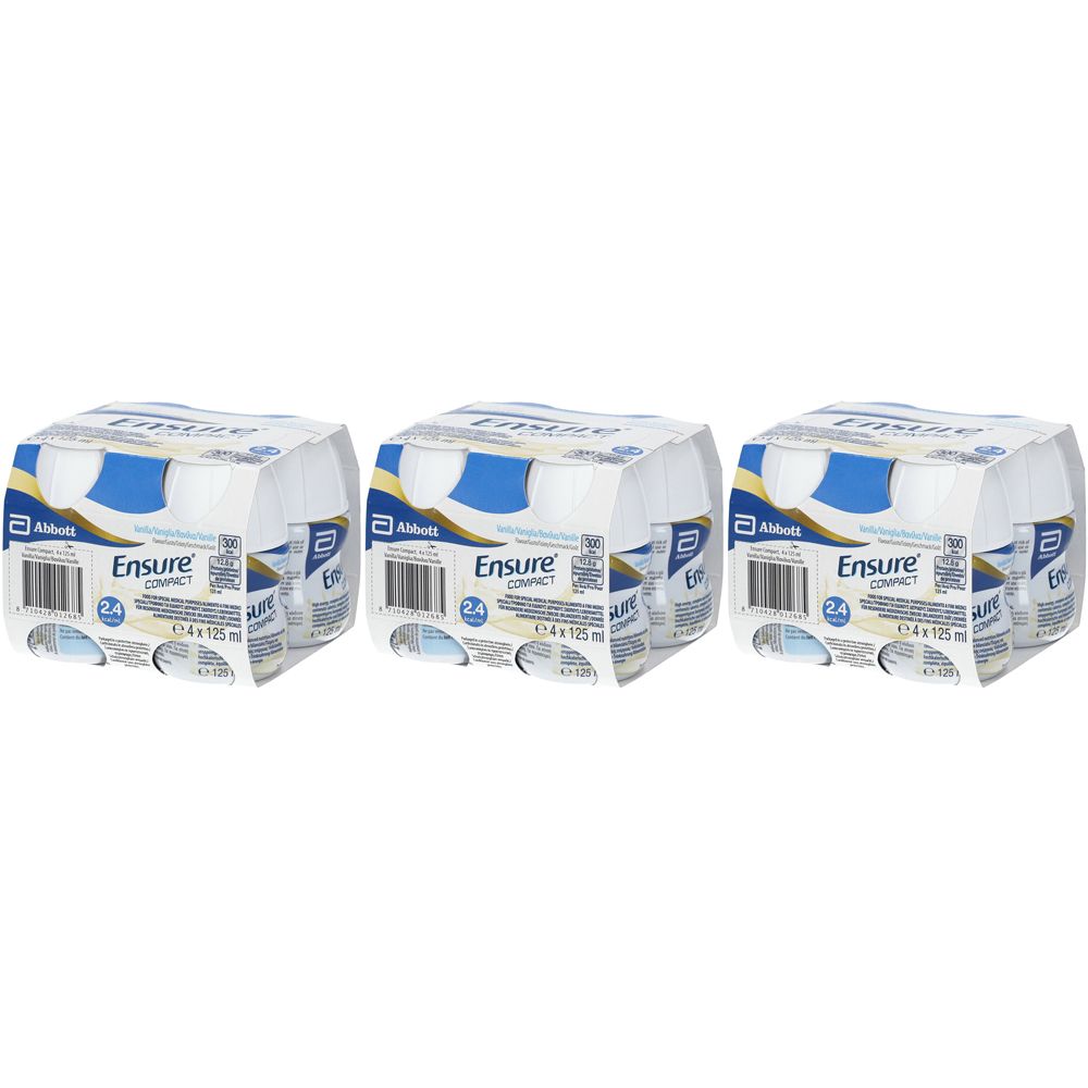Ensure® Compact Vaniglia Set da 3