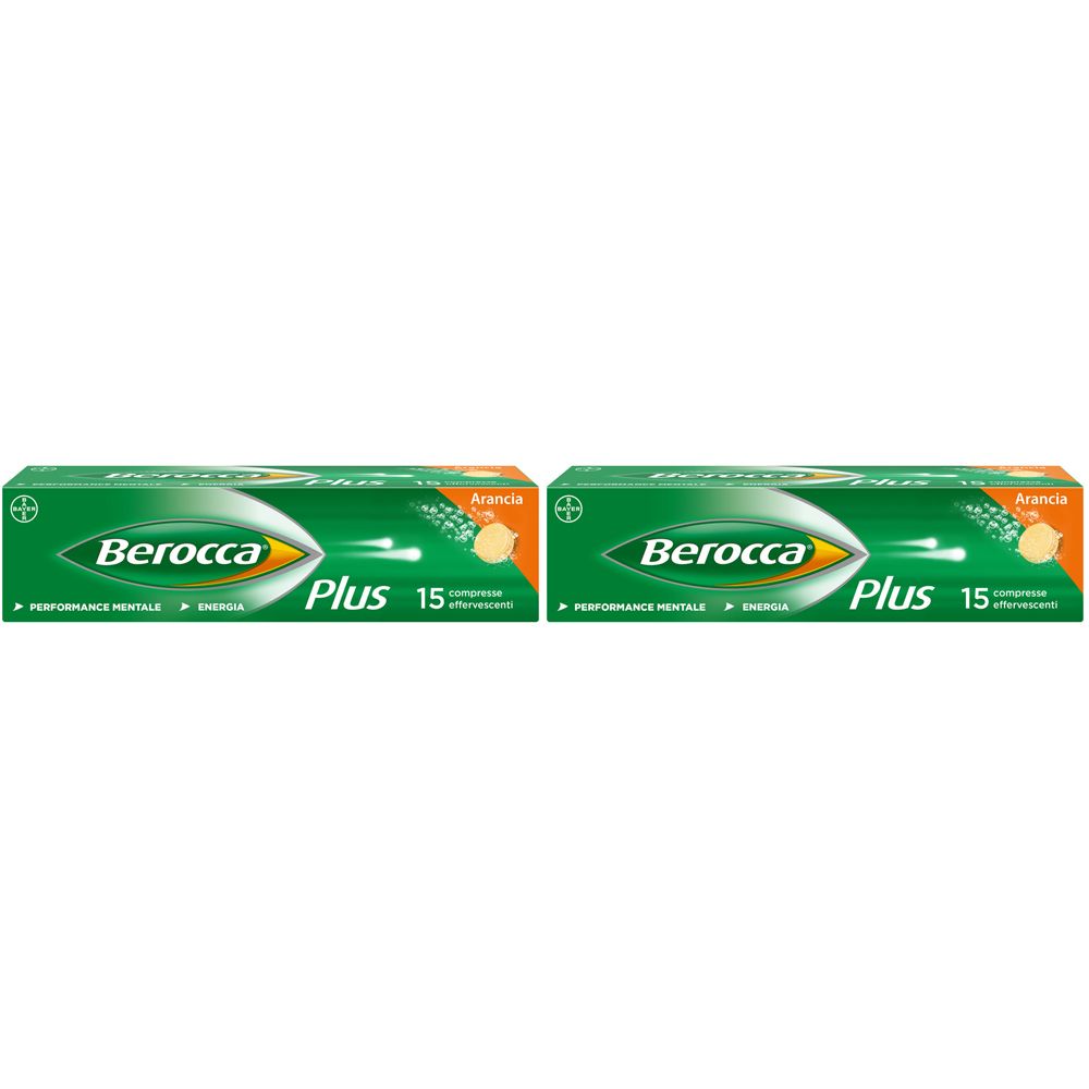 Berocca Plus Integratore Vitamine minerali per Energia e Concentrazione Cpr Set da 3
