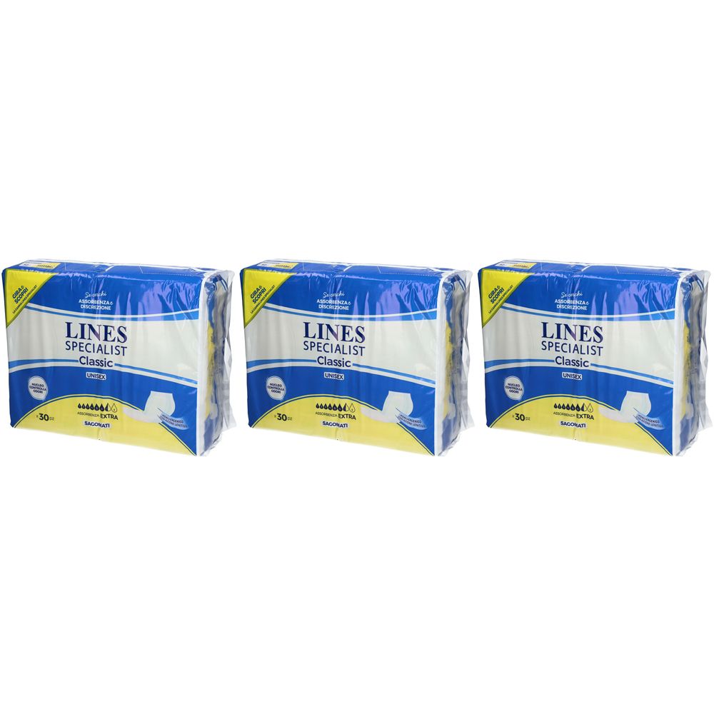 LINES SPECIALIST Classic Unisex Sagomati Set da 3