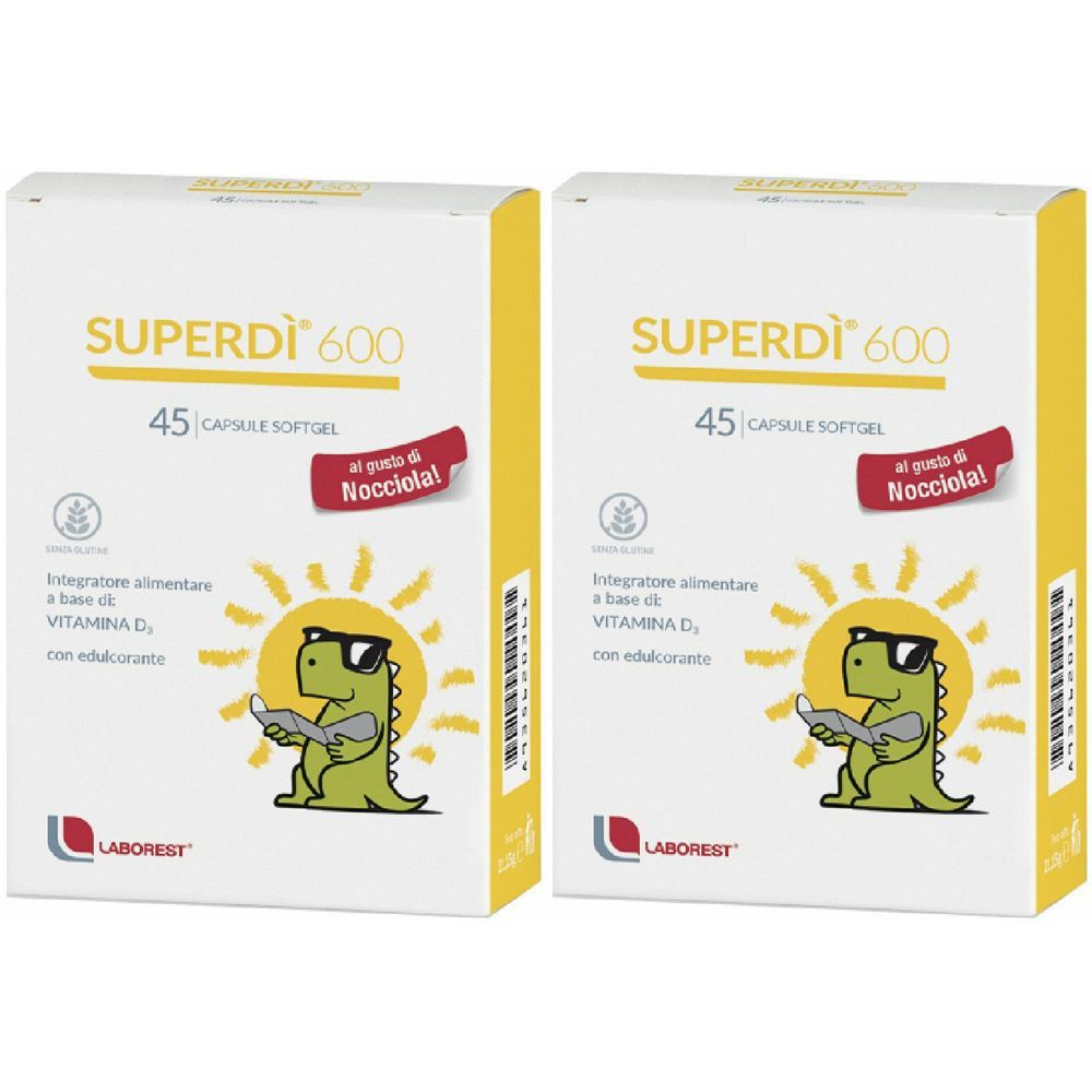 Super Di® 600 U.I. Gusto Nocciola Set da 2