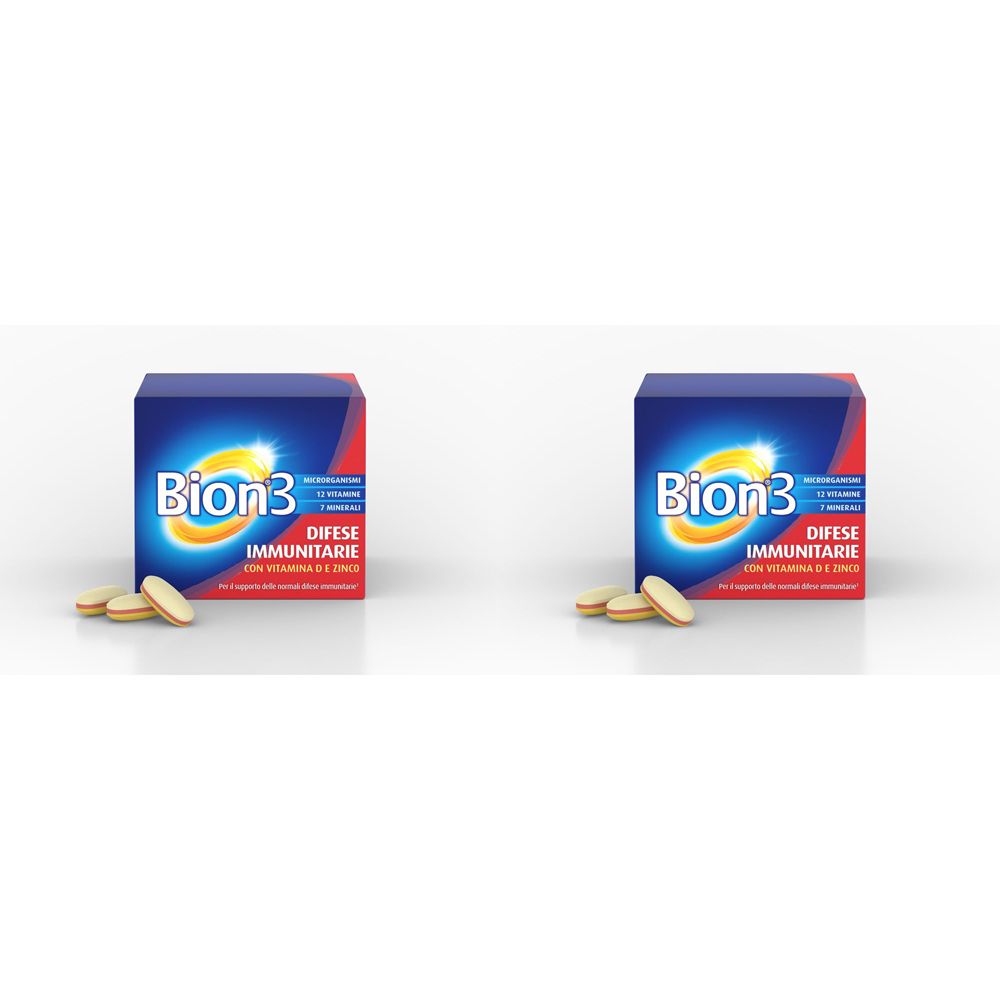 Bion3 Difese Immunitarie Con Vitamina D e Zinco Set da 2