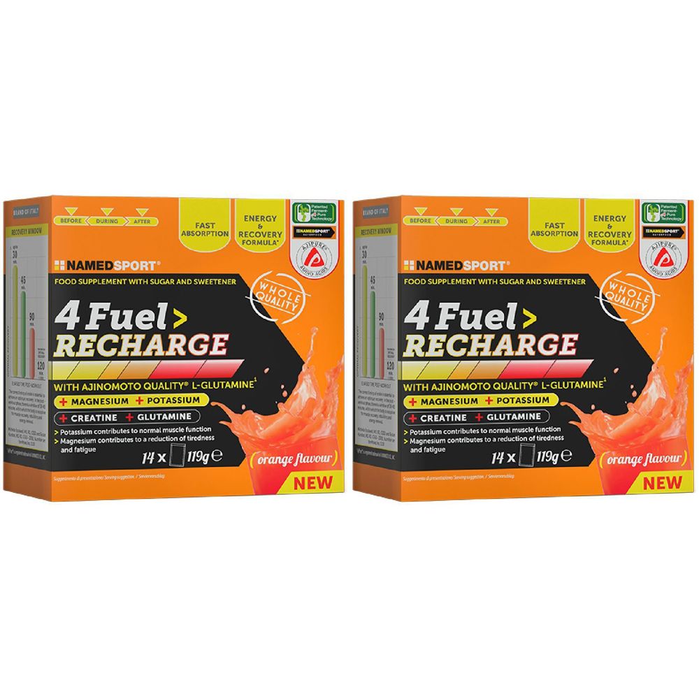 NAMEDSPORT® 4Fuel> RECHARGE Set da 2